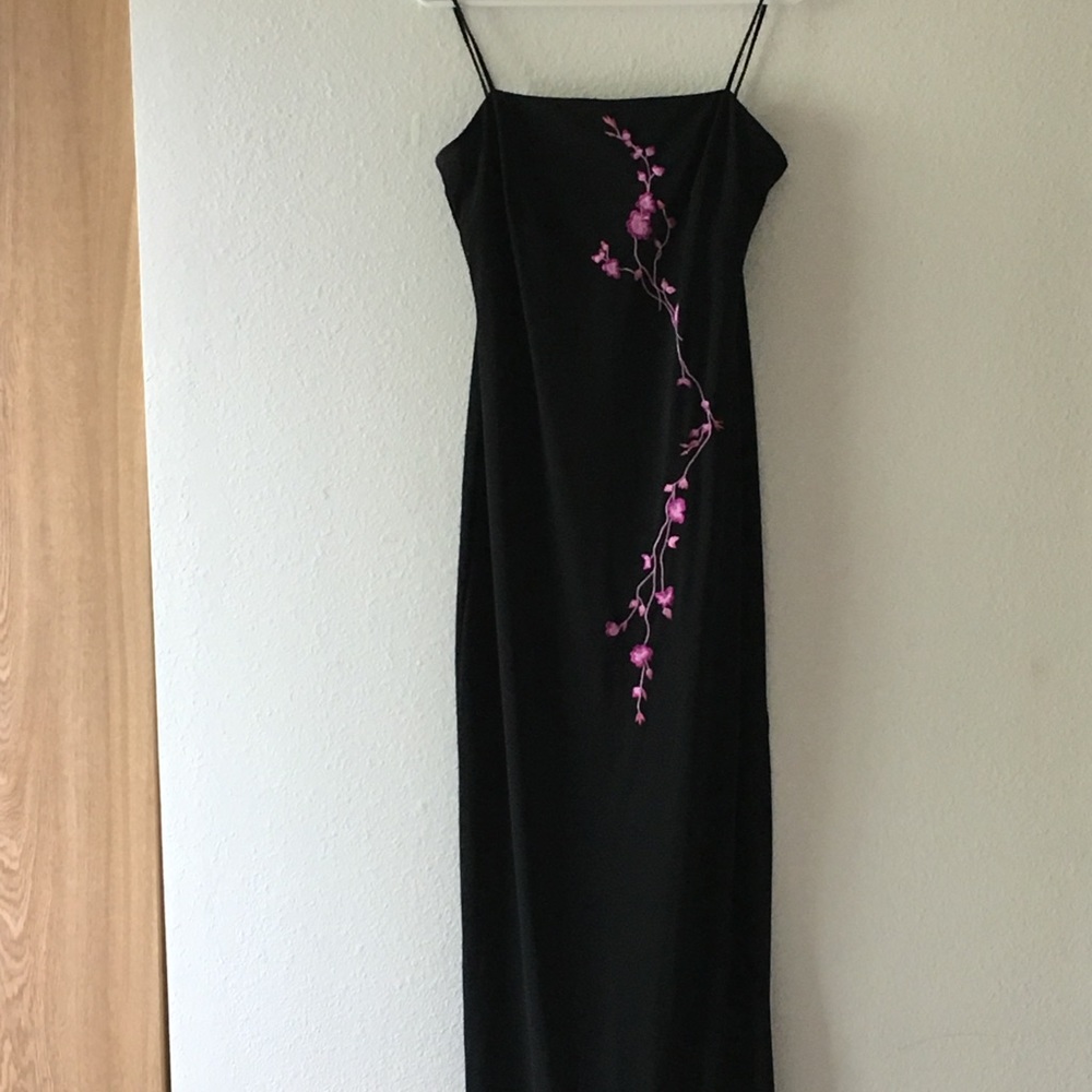 Formal embroidered gown